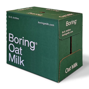 Boring Barista Oat Milk carton (6x 1l bottles)