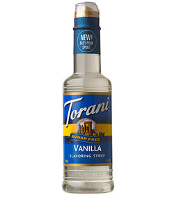 375ml Torani Sugar Free Vanilla flavouring syrup bottle